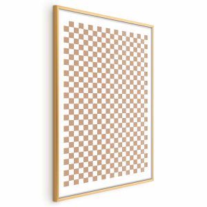 Plakat Brązowa geometria 29,7×42 cm 587535 Plakat Brązowa geometria 29,7×42 cm 587535