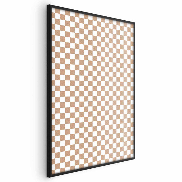 Plakat Brązowa geometria 40x60 cm 590773