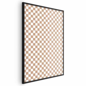 Plakat Brązowa geometria 60×90 cm 584194 Plakat Brązowa geometria 60×90 cm 584194