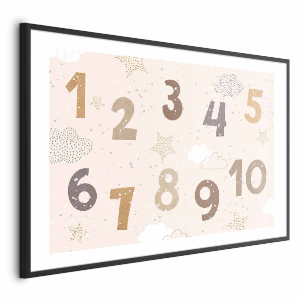 Plakat Cyferki 60x40 cm 587783
