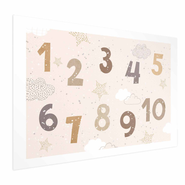 Plakat Cyferki 90x60 cm 581373