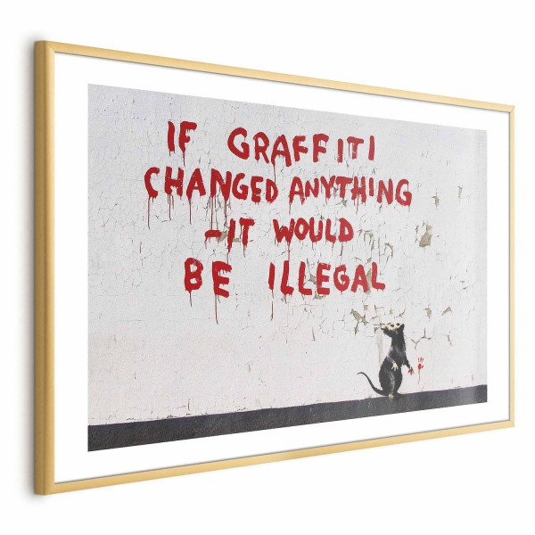 Plakat Cytat graffiti 30x21 cm 580326