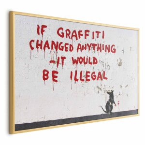 Plakat Cytat graffiti 30×21 cm 583820 Plakat Cytat graffiti 30×21 cm 583820