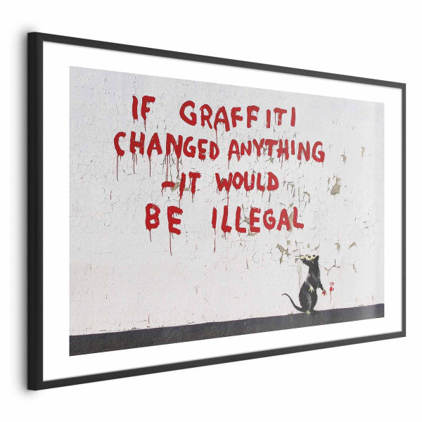 Plakat Cytat graffiti 60x40 cm 588337