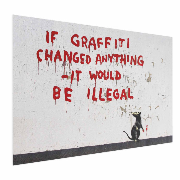 Plakat Cytat graffiti 60x40 cm 595516