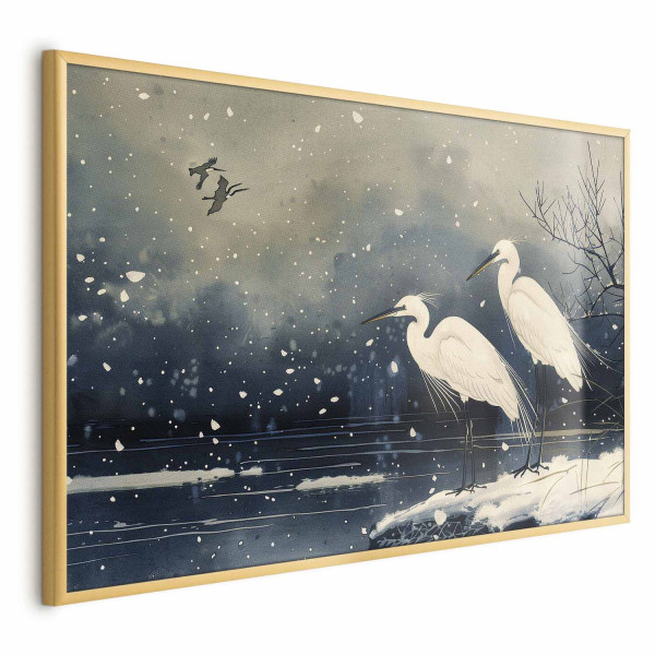 Plakat Czaple nad stawem 42x29,7 cm 578510