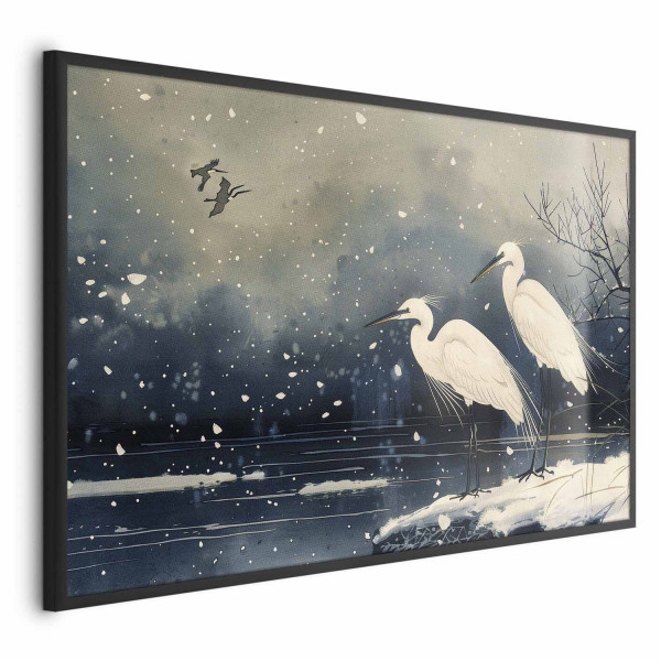 Plakat Czaple nad stawem 60x40 cm 580053