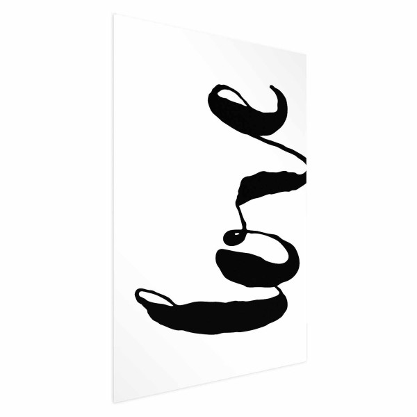 Plakat Czarne Love 21x30 cm 590244
