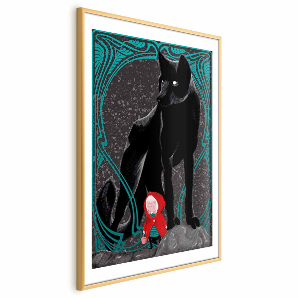 Plakat Czerwony kapturek 40x60 cm 579881
