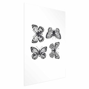 Plakat Cztery motyle 21×30 cm 583610 Plakat Cztery motyle 21×30 cm 583610