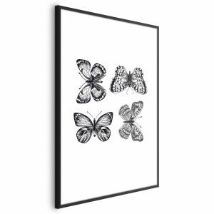 Plakat Cztery motyle 60×90 cm 584728 Plakat Cztery motyle 60×90 cm 584728