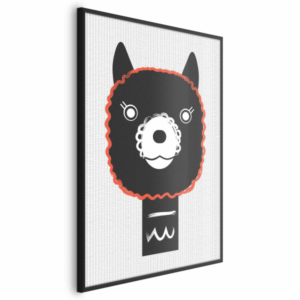 Plakat Dekoracyjna alpaka 21x30 cm 588163