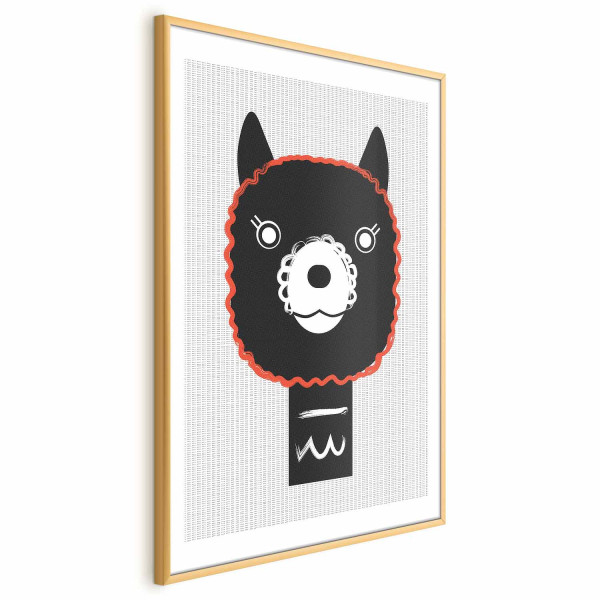 Plakat Dekoracyjna alpaka 29,7x42 cm 589766