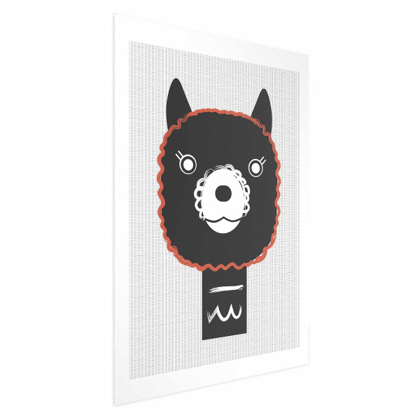 Plakat Dekoracyjna alpaka 29,7x42 cm 579798