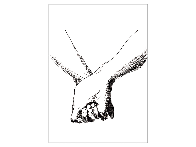 Plakat Dłonie 50x70 cm 38034