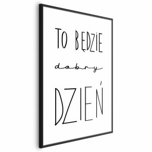 Plakat Dobry dzień 21×30 cm 586296 Plakat Dobry dzień 21×30 cm 586296
