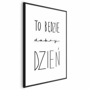 Plakat Dobry dzień 21×30 cm 591046 Plakat Dobry dzień 21×30 cm 591046