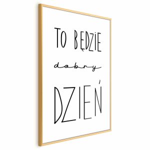Plakat Dobry dzień 40×60 cm 584957 Plakat Dobry dzień 40×60 cm 584957