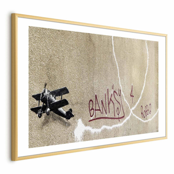 Plakat Dwupłatowiec 42x29,7 cm 586446