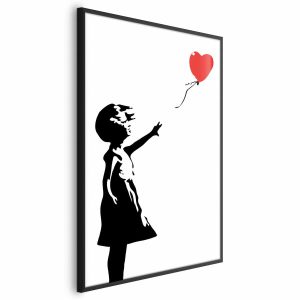 Plakat Dziewczynka z balonem 21×30 cm 583093 Plakat Dziewczynka z balonem 21×30 cm 583093