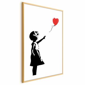 Plakat Dziewczynka z balonem 40×60 cm 587258