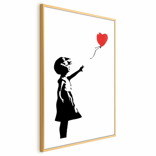 Plakat Dziewczynka z balonem 40x60 cm 587258