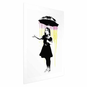Plakat Dziewczynka z parasolką 29,7×42 cm 588814 Plakat Dziewczynka z parasolką 29,7×42 cm 588814