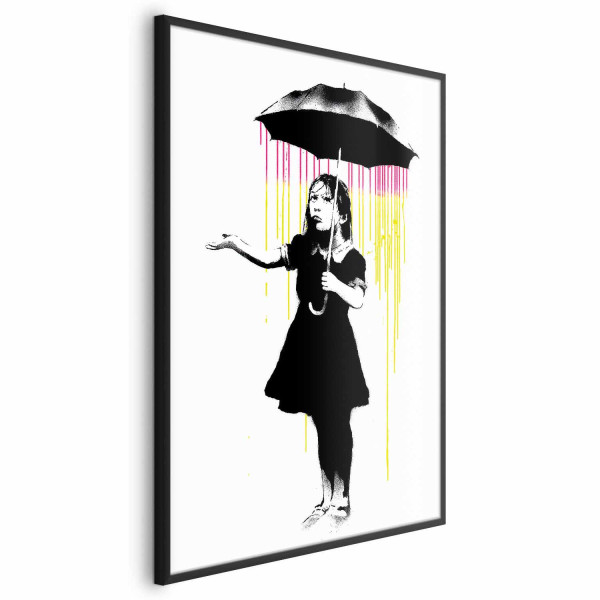 Plakat Dziewczynka z parasolką 60x90 cm 587541