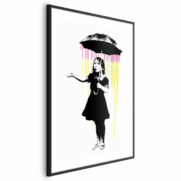 Plakat Dziewczynka z parasolką 60x90 cm 591296