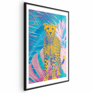 Plakat Egzotyczny Lampart 21×30 cm 580959 Plakat Egzotyczny Lampart 21×30 cm 580959