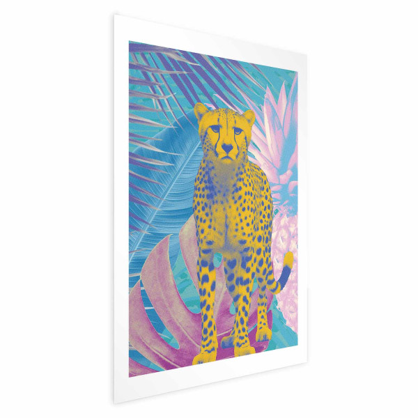 Plakat Egzotyczny Lampart 29,7x42 cm 589616