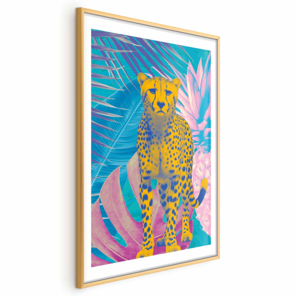Plakat Egzotyczny Lampart 40x60 cm 586031