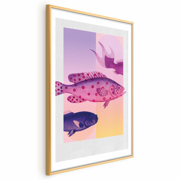 Plakat Fantazyjne Ryby 60x90 cm 579542