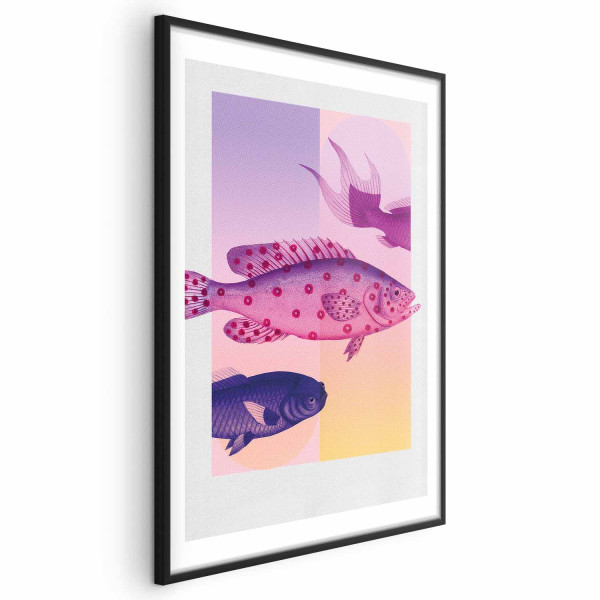 Plakat Fantazyjne Ryby 60x90 cm 588328