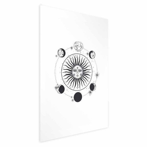 Plakat Fazy księżyca 21x30 cm 579963