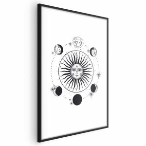 Plakat Fazy księżyca 40×60 cm 582892 Plakat Fazy księżyca 40×60 cm 582892