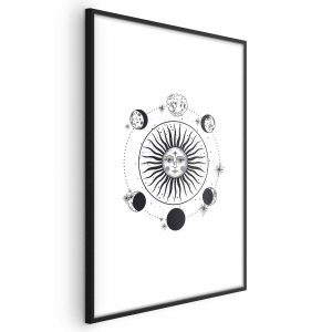 Plakat Fazy księżyca 40×60 cm 587206 Plakat Fazy księżyca 40×60 cm 587206