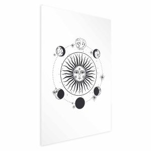 Plakat Fazy księżyca 40×60 cm 587725 Plakat Fazy księżyca 40×60 cm 587725