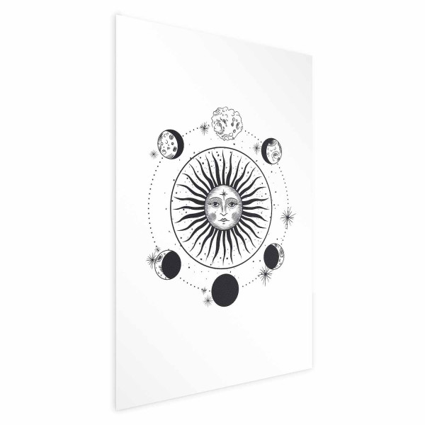 Plakat Fazy księżyca 60x90 cm 582268