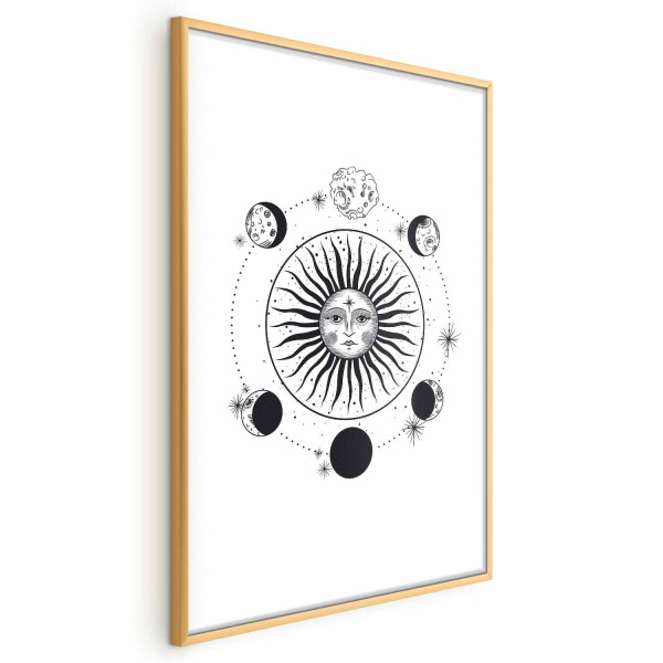 Plakat Fazy księżyca 60x90 cm 590058