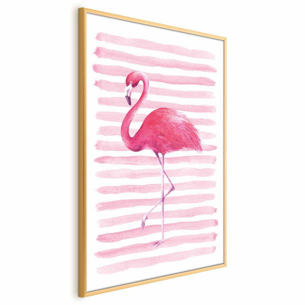 Plakat Flaming i paski 29,7x42 cm 590737