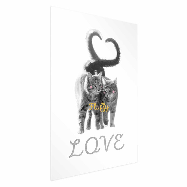 Plakat Fluffy Love 29,7x42 cm 581852