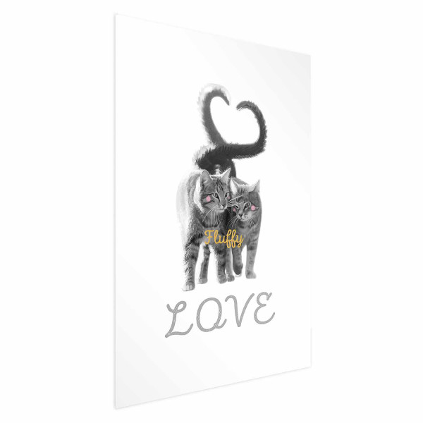Plakat Fluffy Love 29,7x42 cm 586290