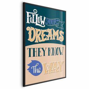 Plakat Follow 29,7×42 cm 582625 Plakat Follow 29,7×42 cm 582625