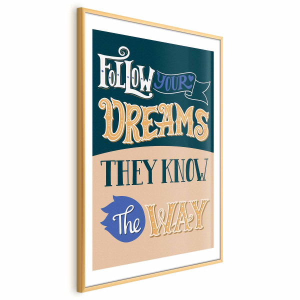 Plakat Follow 29,7x42 cm 589400