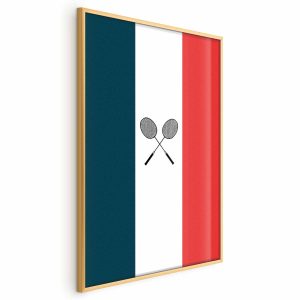 Plakat Francja i badminton 29,7×42 cm 588360 Plakat Francja i badminton 29,7×42 cm 588360