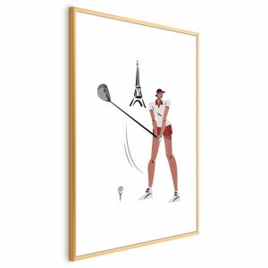 Plakat Francuska golfistka 29,7×42 cm 585658 Plakat Francuska golfistka 29,7×42 cm 585658