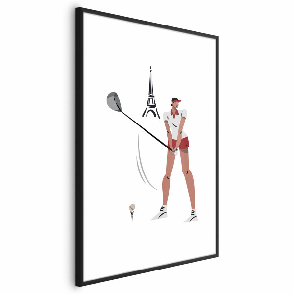 Plakat Francuska golfistka 29,7x42 cm 587369