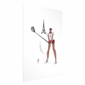 Plakat Francuska golfistka 40×60 cm 582656 Plakat Francuska golfistka 40×60 cm 582656