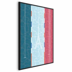 Plakat Francuski basen 21×30 cm 577761 Plakat Francuski basen 21×30 cm 577761